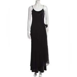 Vintage MaxMara Pianoforte 100% Silk Wrap Dress